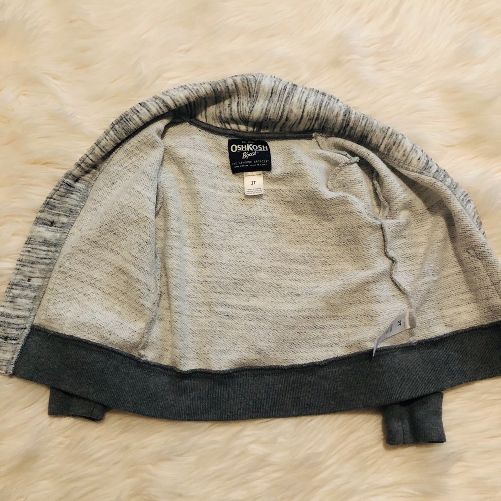 Oshkosh B’gosh shawl collar cardigan - Picture 6 of 8